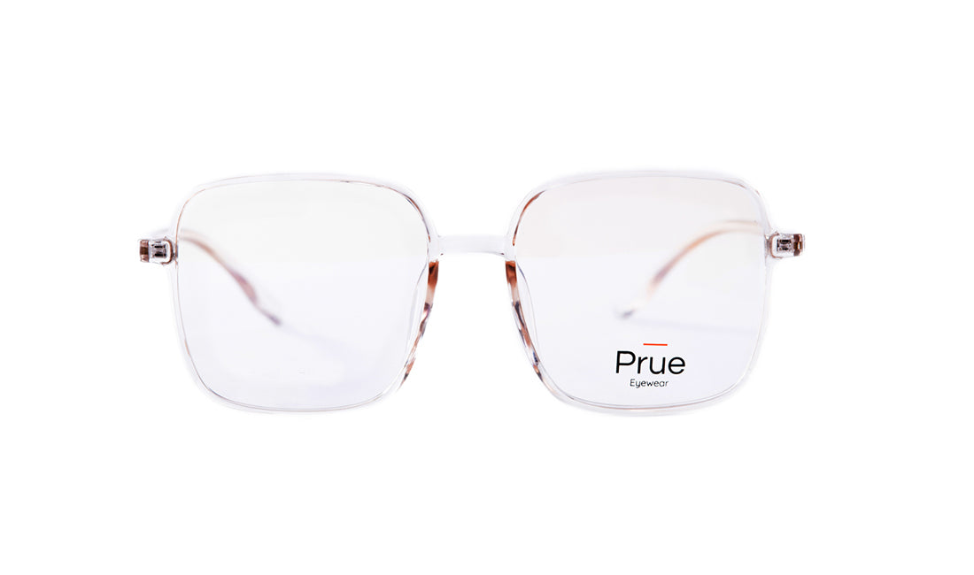 Frames Eleanor Black, Brown, Clear, D Frame, Frames, Large, Plastic, Prescription, Prue, Womens