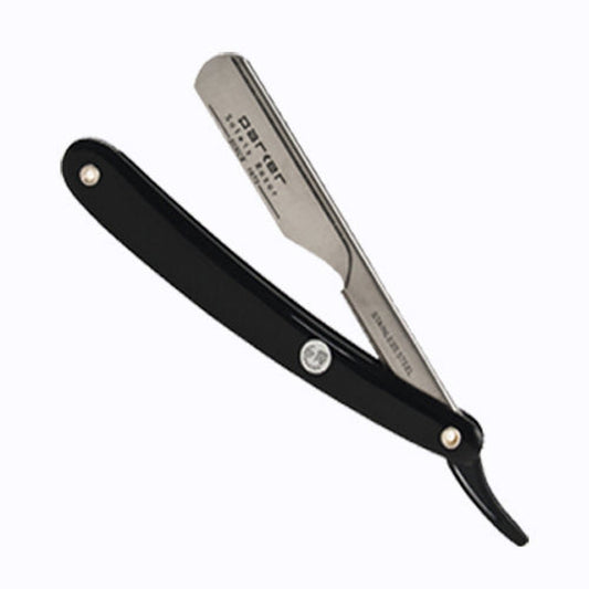 Parker Push Carriage Barber Razor Resin Handle Black