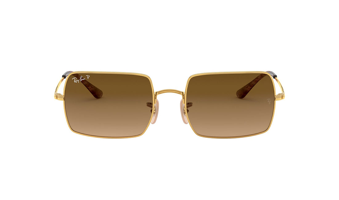 Sunglasses Rayban 1969 (Polarized) Gold, Medium, Metal, Polarized, Prescription, Rayban, Rectangle, Sunglasses, Womens