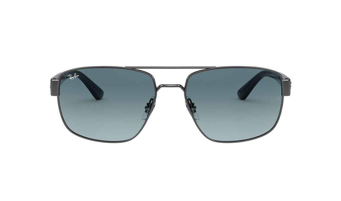 Sunglasses Rayban 3663 Aviator, Grey, Large, Mens, Metal, Non-Polarized, Prescription, Rayban, Sunglasses