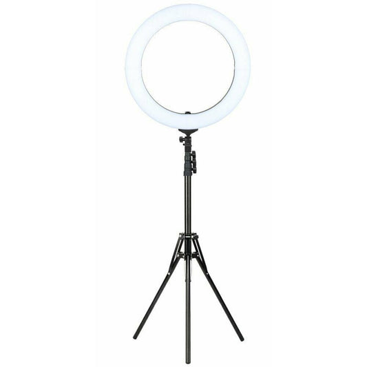 Ring Light 17" w/stand 3 phone holders and nice control