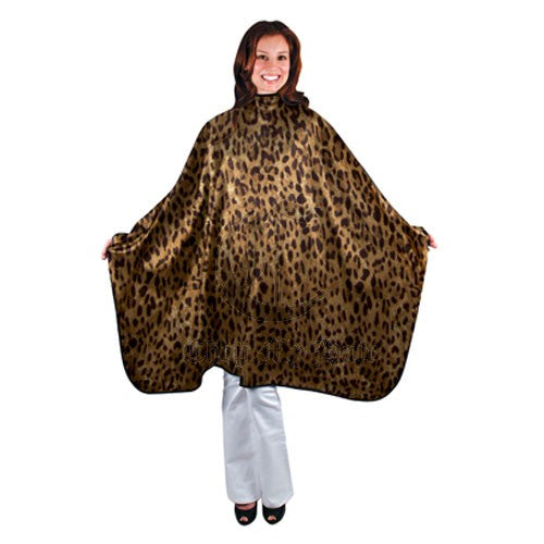 Salonchic Nylon Styling Cape Leopard