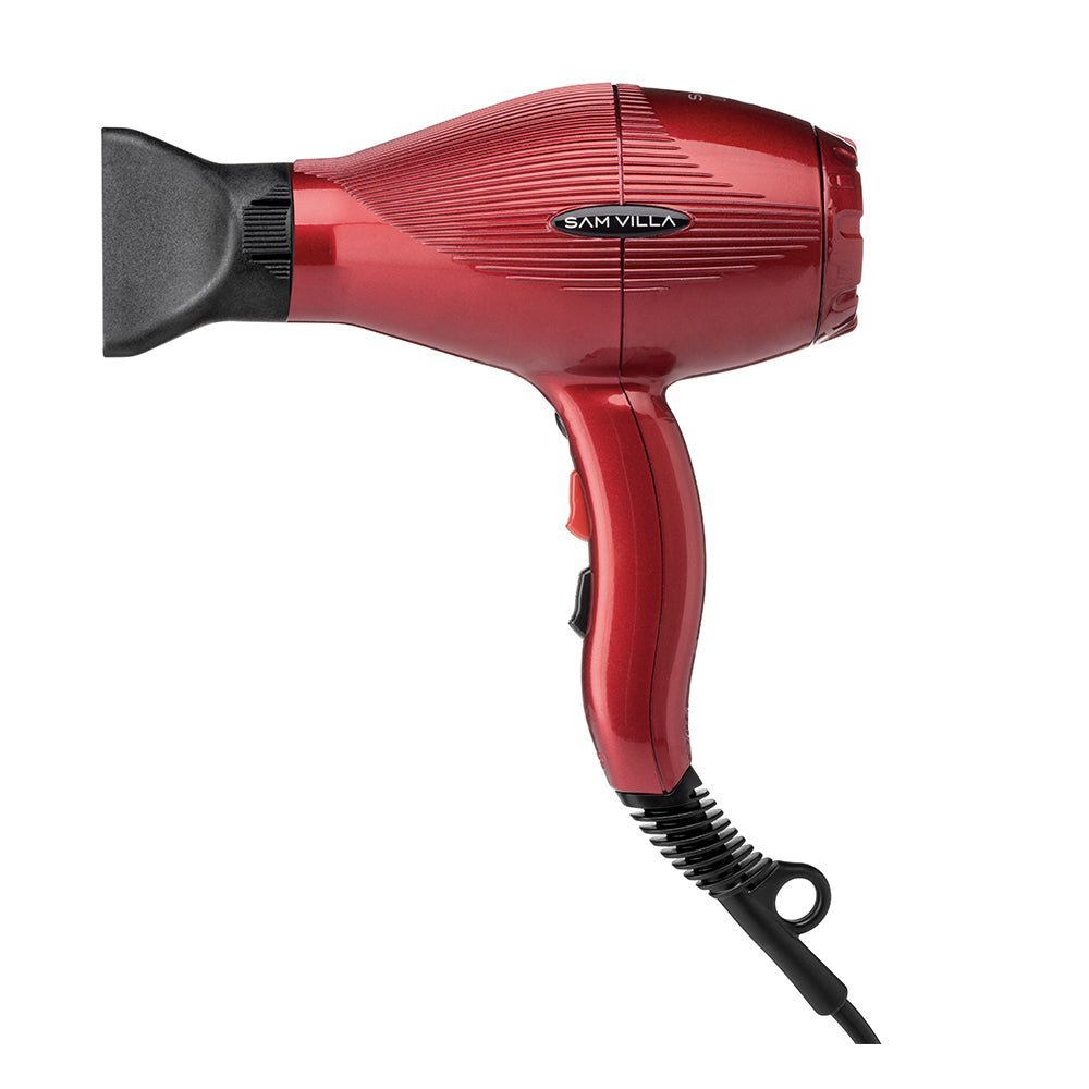 Pro Light Ionic Blow Dryer - Ruby Red - Sam Villa