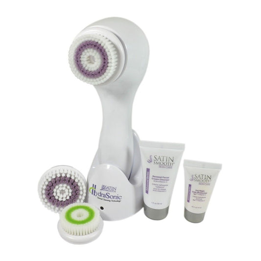 Satin Smooth Hydrasonic Professional Cleansing Brush Kit
