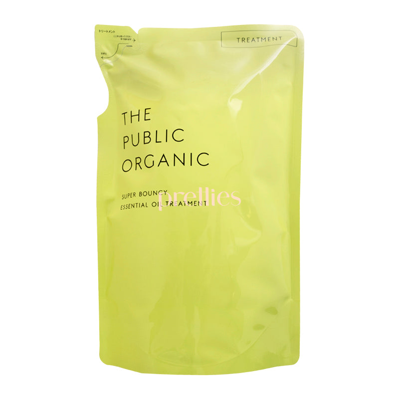 THE PUBLIC ORGANIC Super Bouncy Essential Oil Treatment (Mandarin Orange & Geranium) (Refill) 400ml