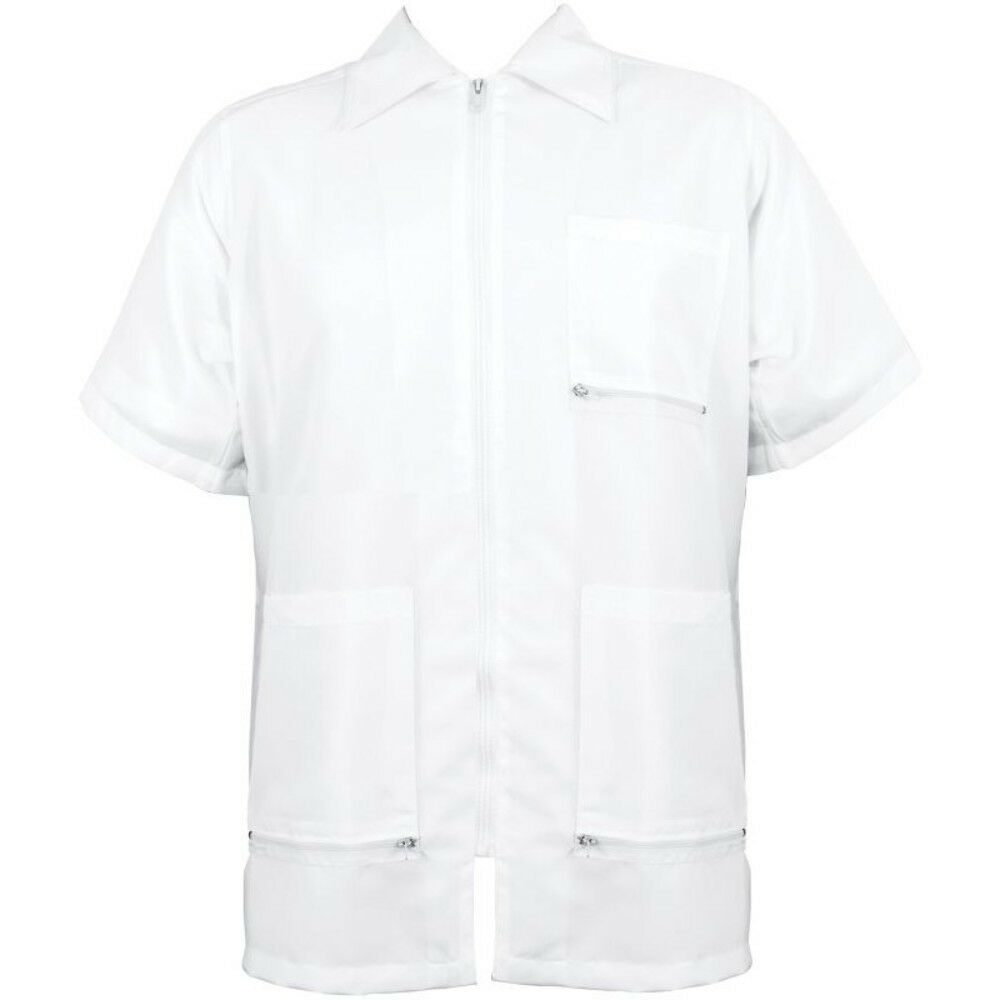 Vincent Barber Jacket China Collar White