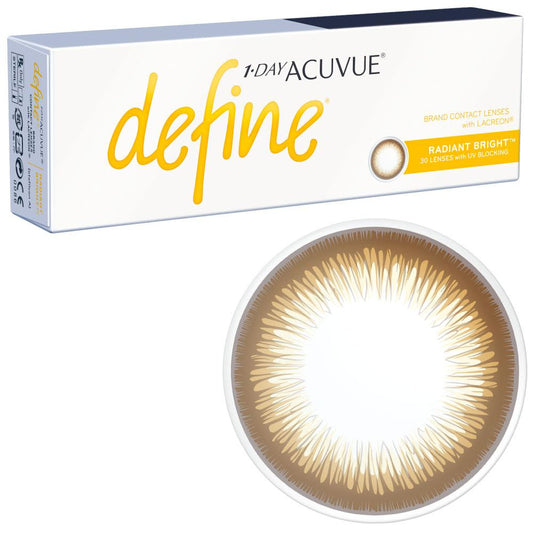 Acuvue Define Radiant Bright 1 Day Contact Lenses 30 Pack