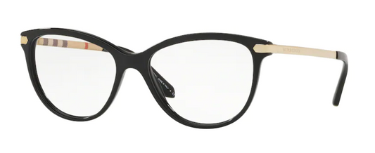 burberry BE2280 optical prescription eyewear luxury glasses europe brand england made in italy ladies female women cat eye classic sophisticated uplight 3001 black