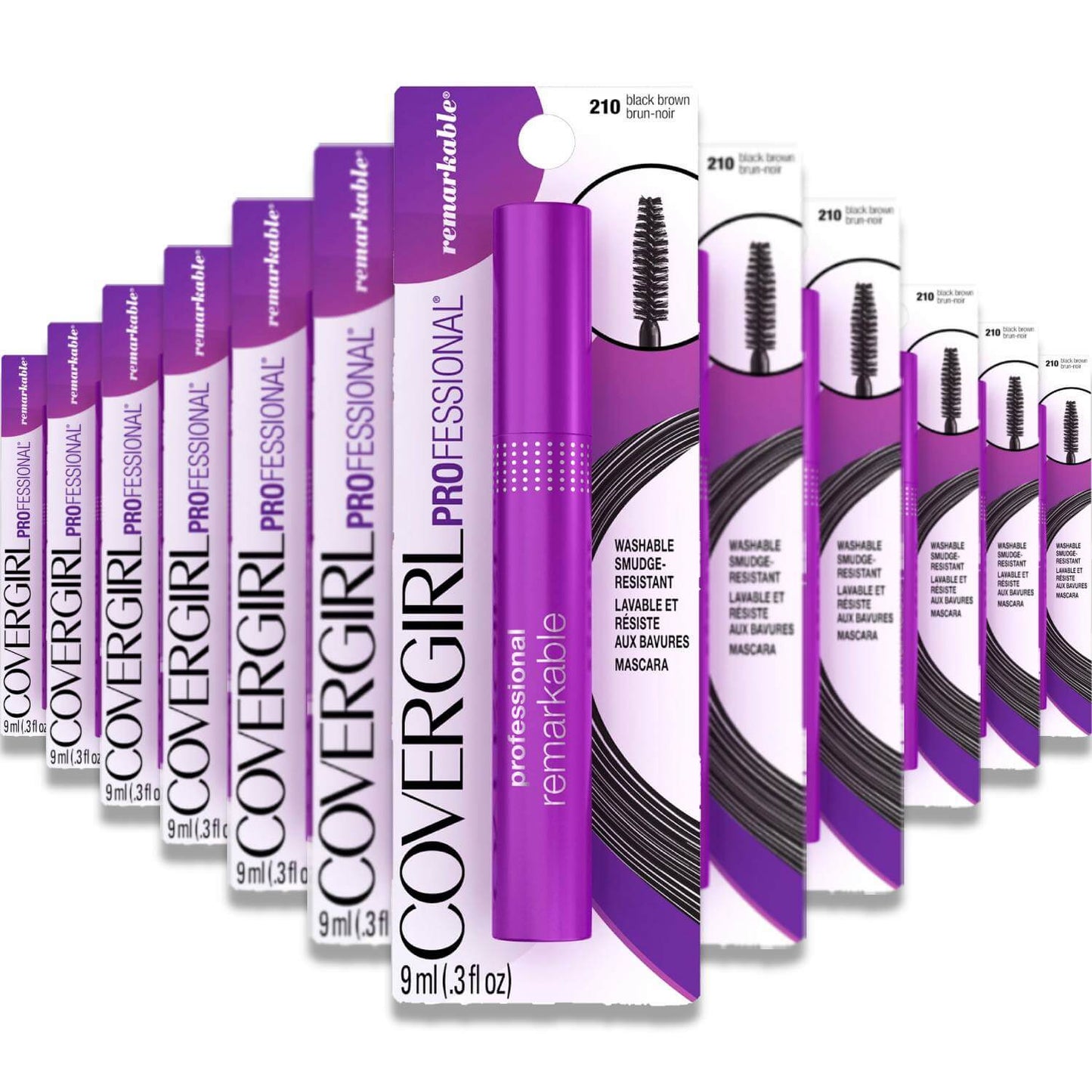 Covergirl - Professional Remarkable Washable Mascara-Very Black (200) - 0.3 Oz - 24 Pack