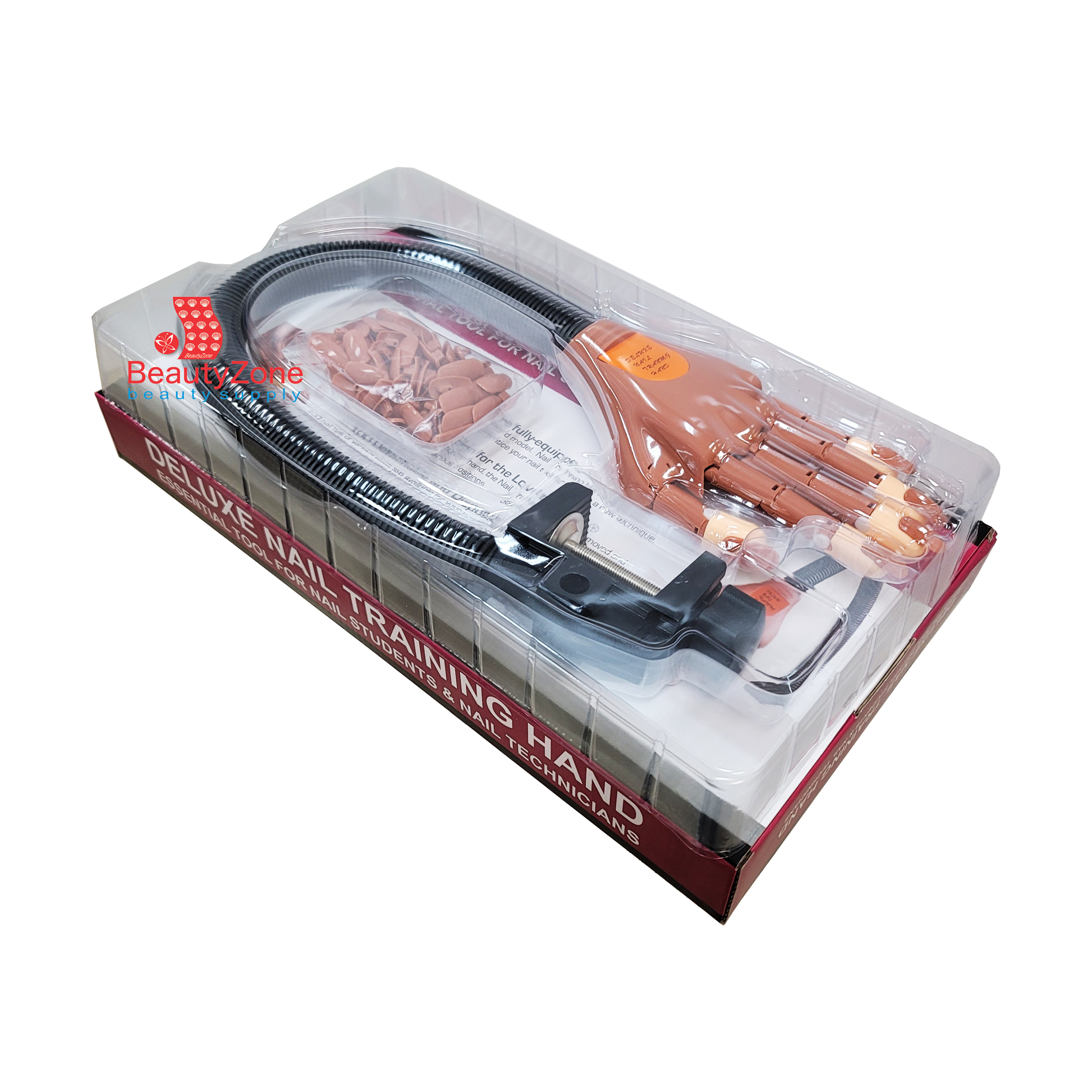 Deluxe Practice Hand Training Flexible Clamp Stand-Beauty Zone Nail Supply