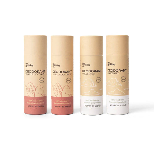 Deodorant Family Pack Vanilla Coconut x2 / Unscented x2