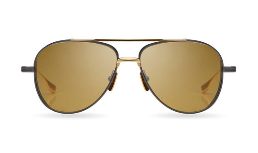 Sunglasses DITA Subsystem Aviator, Black, Dita, Large, Mens, Non-Polarized, Non-Prescription, Silver, Sunglasses, Titanium