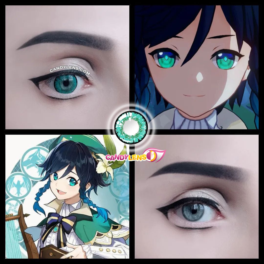 Queen Gem Green Cosplay Contacts