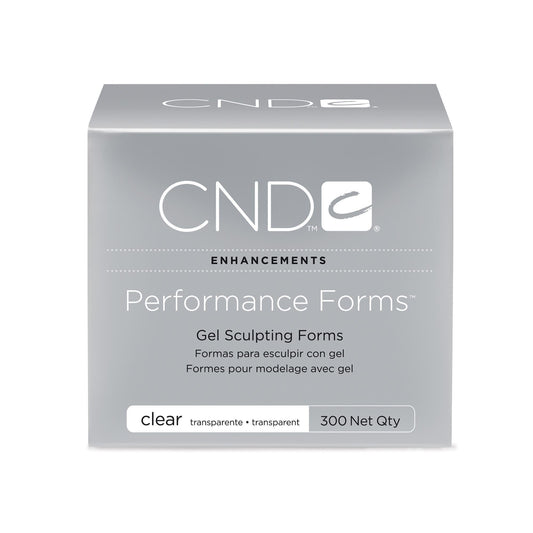 Nail Art & Specialty Tools CND Performance Forms / Clear / 300 Pack