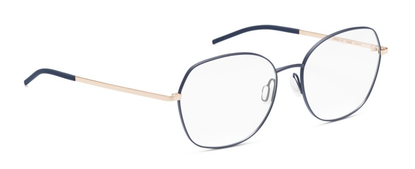 orgreen bermuda prescription eyeglasses glasses eyewear titanium handmade japan metal lightweight comfortable female ladies women round 1121 matte brown gold