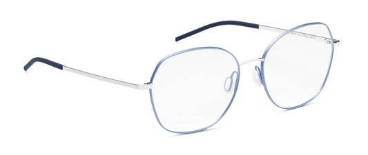 orgreen bermuda prescription eyeglasses glasses eyewear titanium handmade japan metal lightweight comfortable female ladies women round 1223 light blue silver
