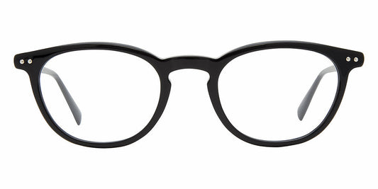 seraphin danbury plastic acetate made in japan optical prescription glasses eyewear unisex men male women female ladies round classic vintage keyhole bridge 8523 black