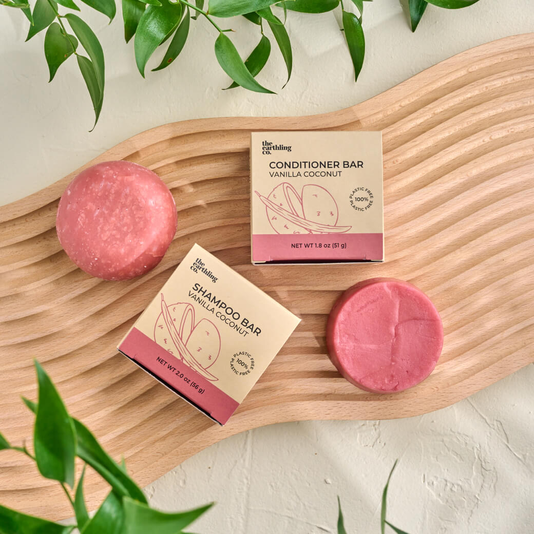 Shower Routine Bundle Vanilla Coconut Charcoal Clay