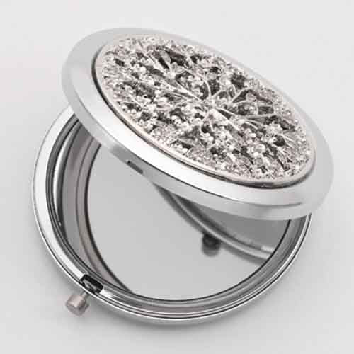 Silver Isadora Compact by Olivia Riegel