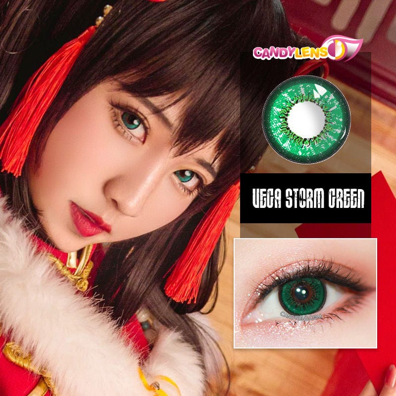 Vega Storm Green Cosplay Contacts